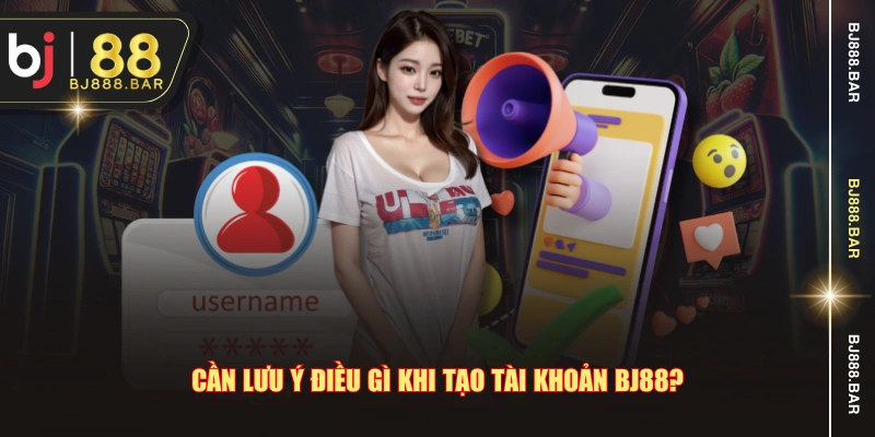 Cần lưu ý điều gì khi tạo tài khoản BJ88?