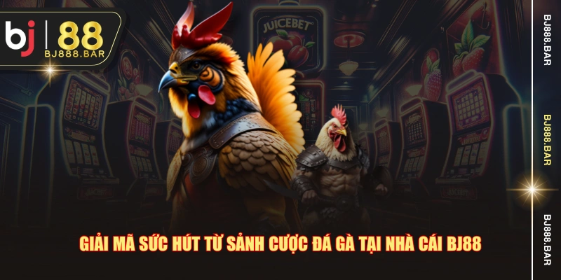 Giải mã sức hút từ sảnh cược đá gà tại nhà cái BJ88