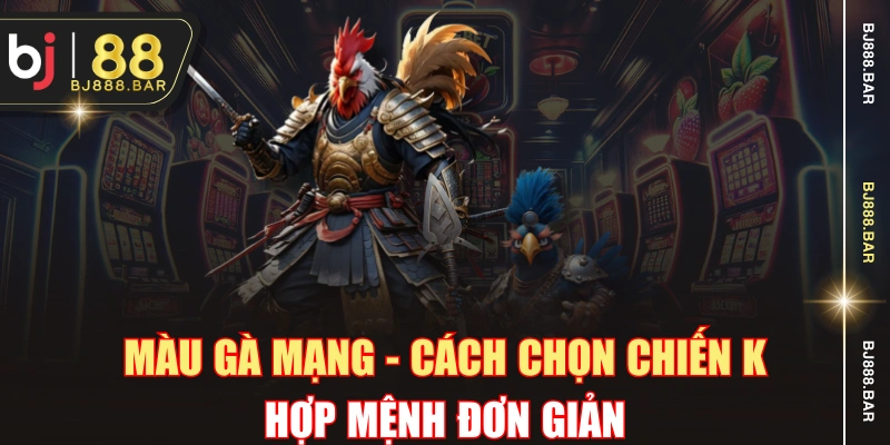 Màu Gà Mạng - Cách Chọn Chiến Kê Hợp Mệnh Đơn Giản
